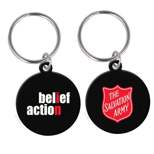 Supporter Shop Keyring  Belief in Action & Red Shield