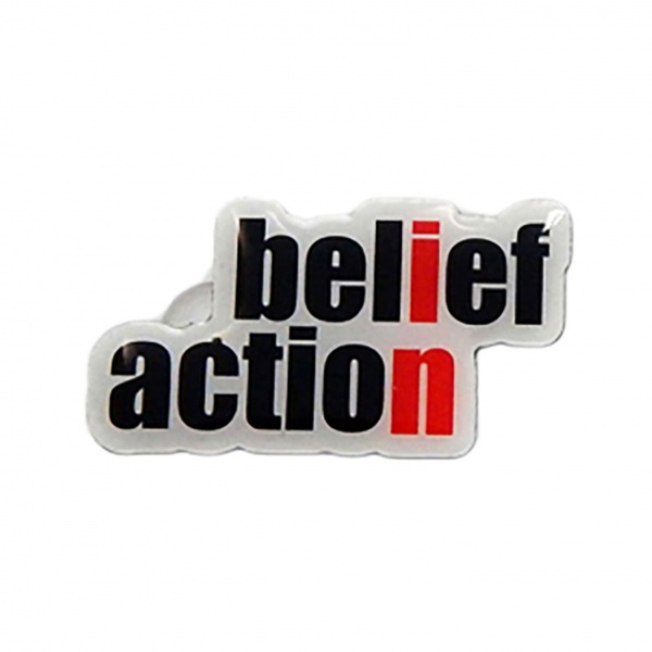 Belief in Action Pin Badge