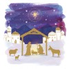 Silhouette Nativity - 10 Pack - Two Designs