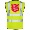 Yellow Hi-Vis Waistcoat with Red Shield