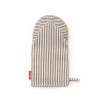 Oven Mitt - Beige with Stripes