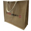 Your Army/Our Army Hessian Jute Bag