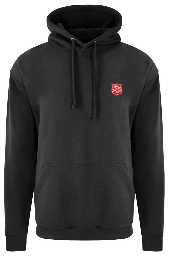 Red Shield Hoodie - Black