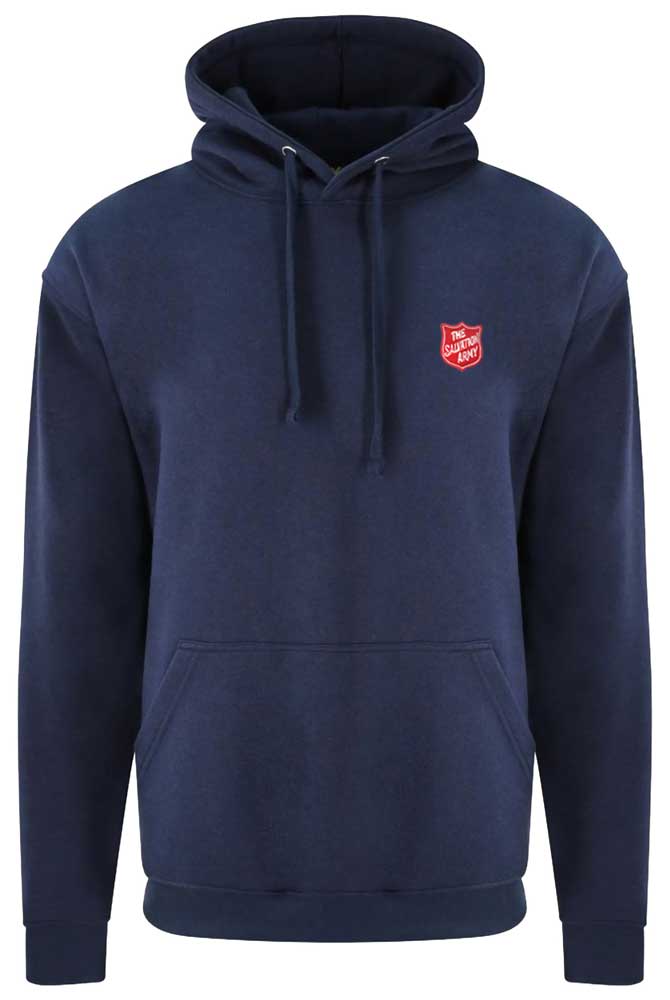 Red Shield Hoodie - Navy
