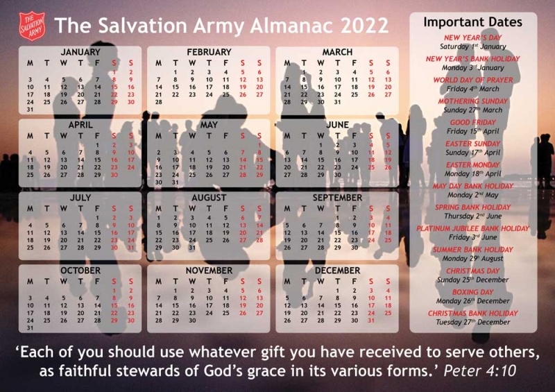 Salvation Army Almanac 2022