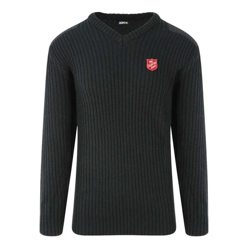 Mens Padded Jumper - Black