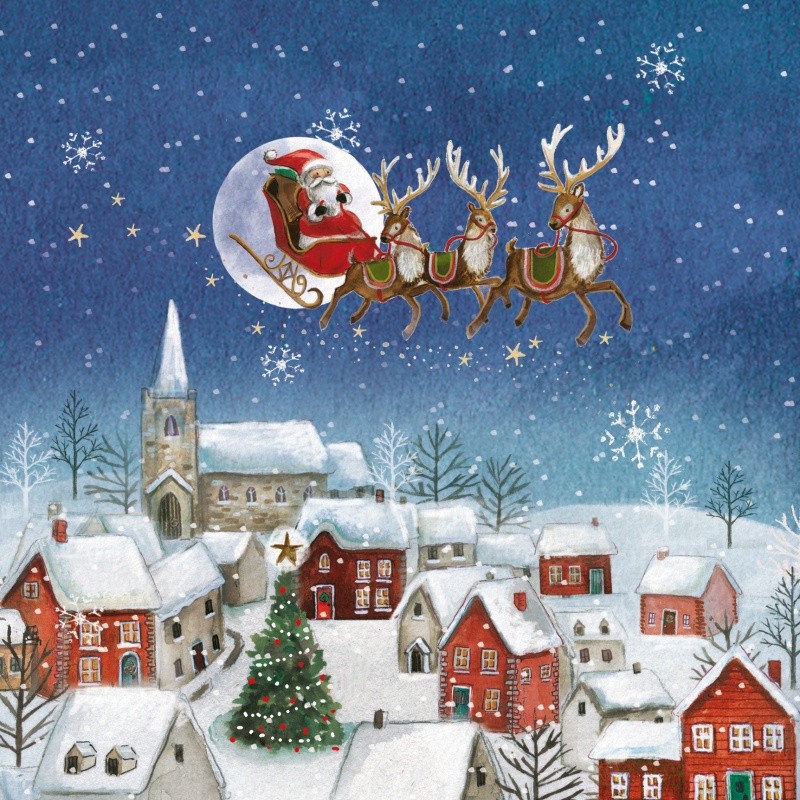 Santa's Sleigh - 10 Pack