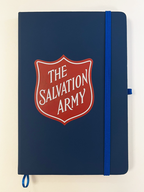 Red Shield Notebook - Navy