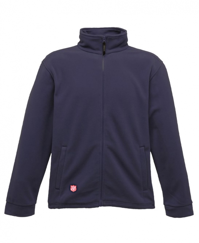 Navy Regatta Unisex Fleece with Red Shield