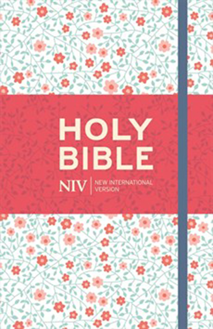 NIV Thinline Bible - Floral Cloth