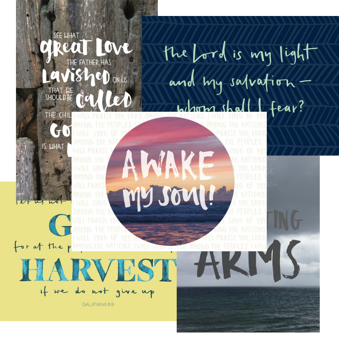 Encouragement Postcards - 5 Pack