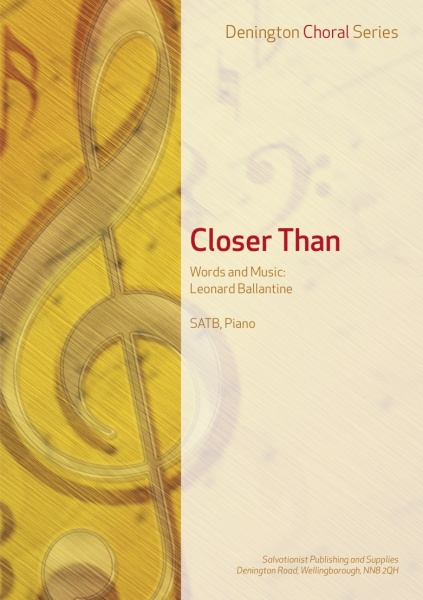 CLOSER THAN - SATB