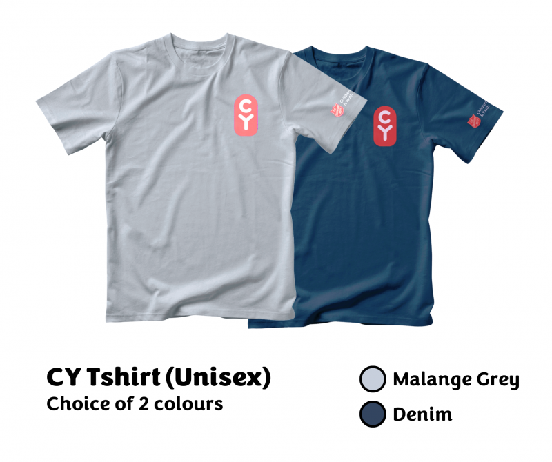 CY Clothing - Unisex Grey T-shirt