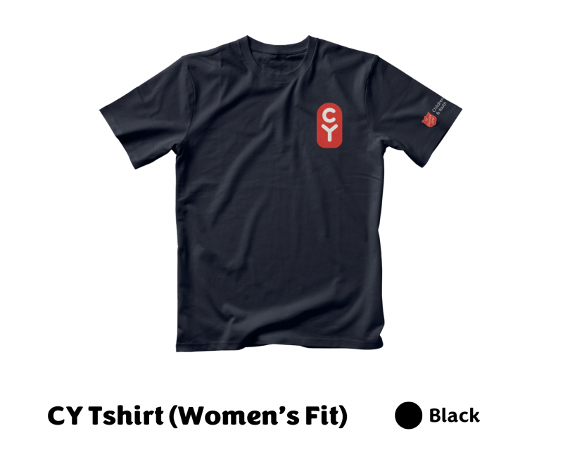 CY Clothing - Women's Black T-shirt