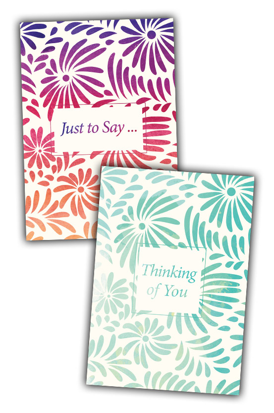 Thinking of You Greetings Cards - 10 Pack