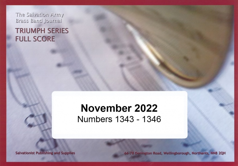 Triumph Series Brass Band Journal, Numbers 1343 - 1346, November 2022