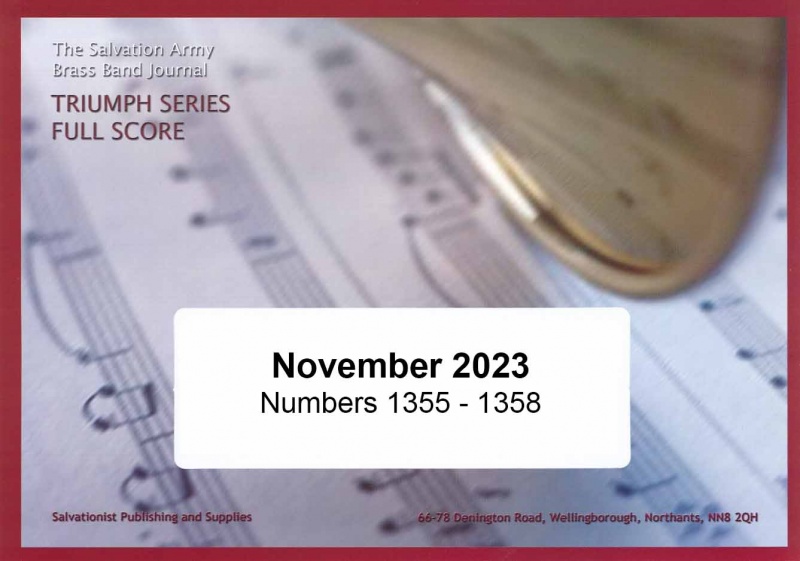 Triumph Series Brass Band Journal, Numbers 1355 - 1358, November 2023