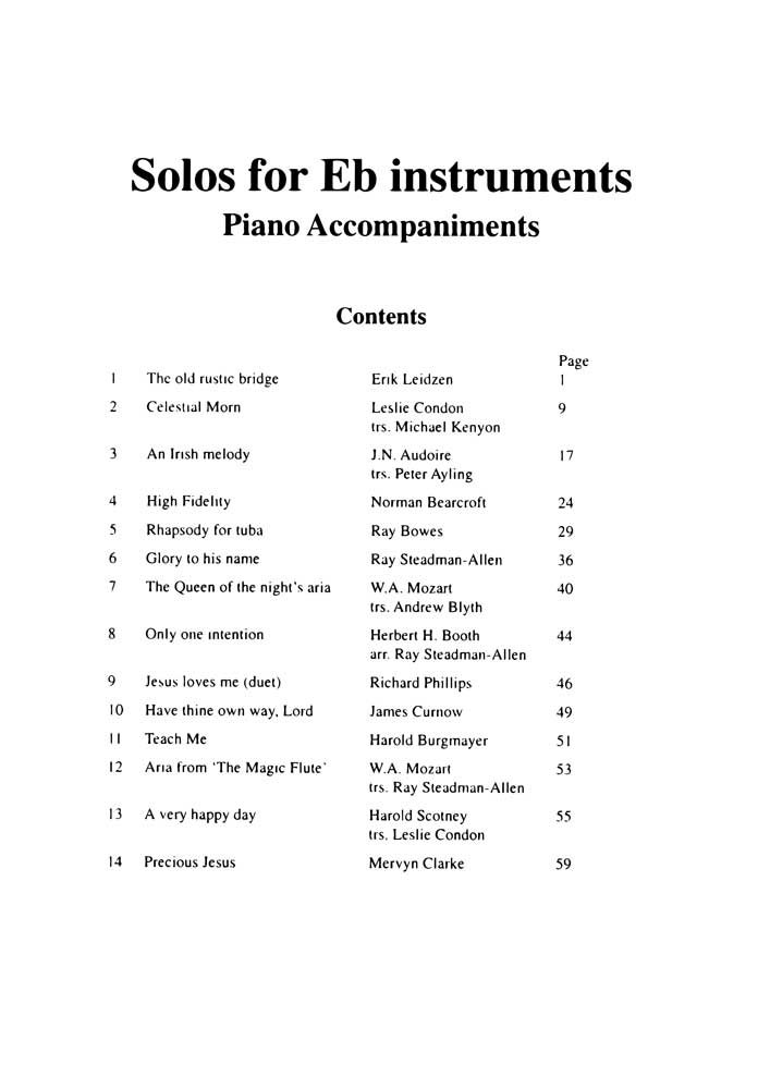 Eb Solos Album