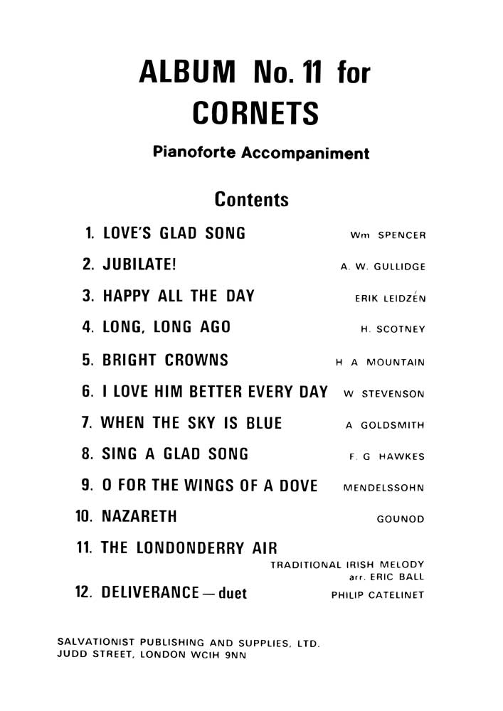 Instrumental Album No.11 - Cornet Solos