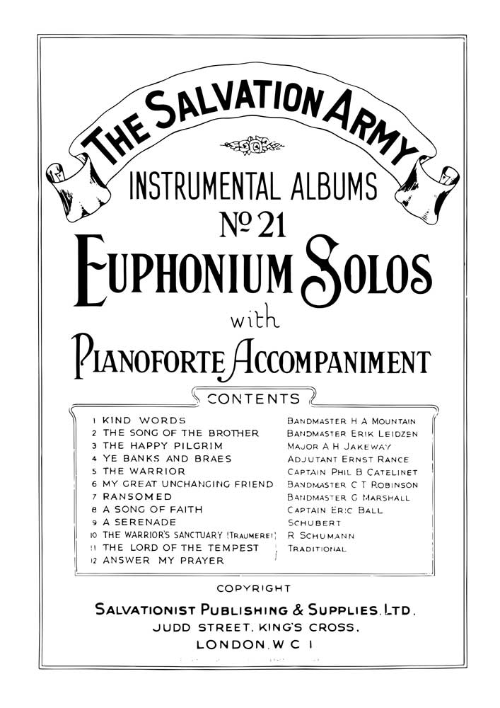 Instrumental Album No.21 - Euphonium Solos