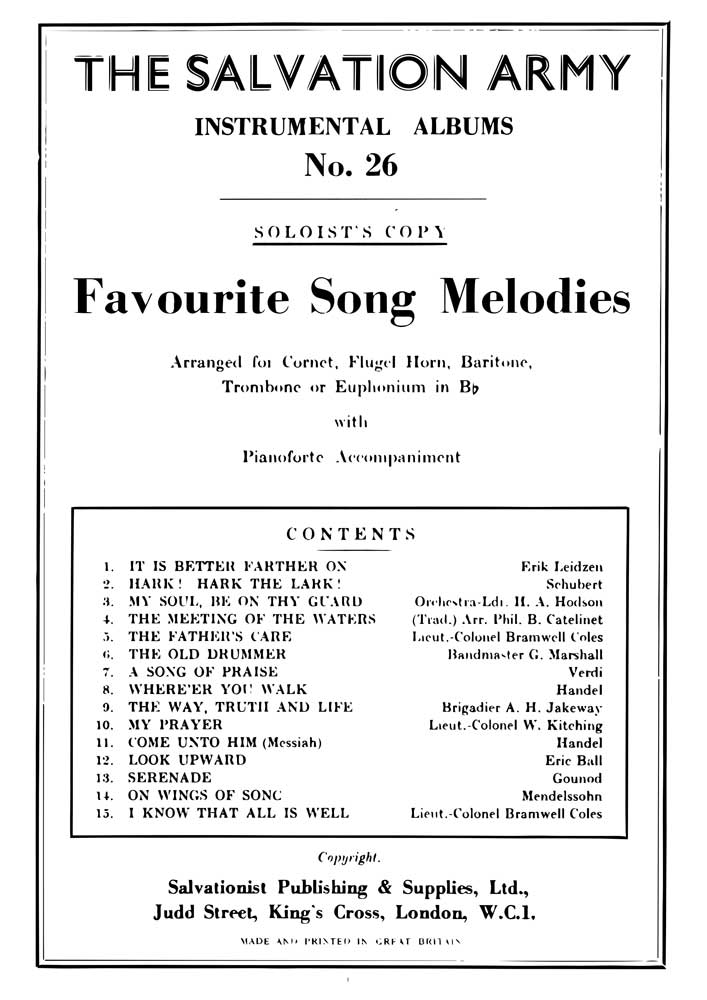 Instrumental Album No.26 - Favourite Song Melodies