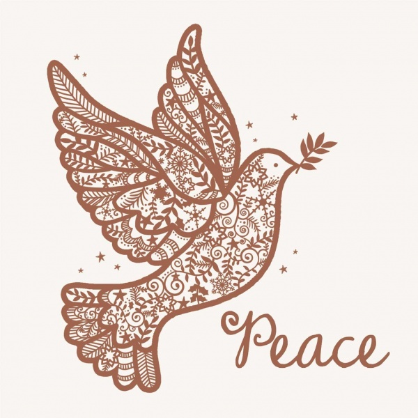 Christmas Dove - 10 Pack