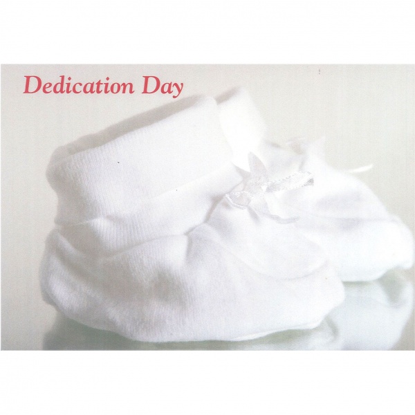 Dedication Card - Booties