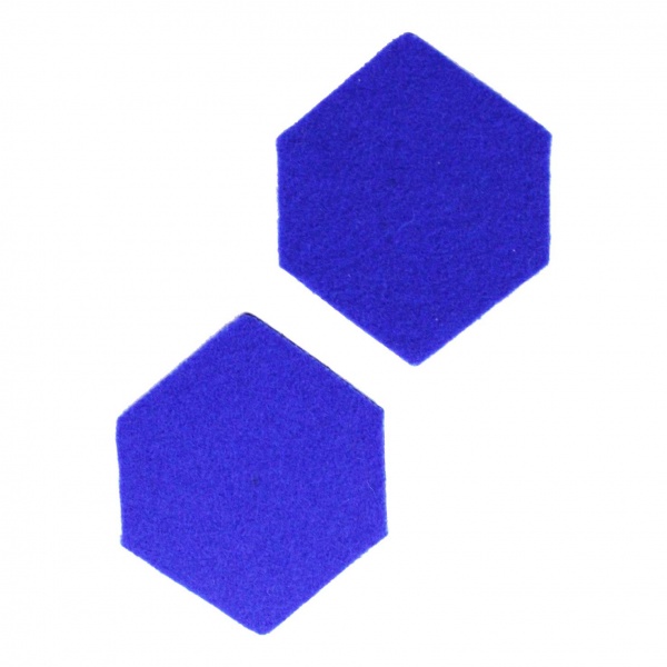 Lapel Patch Blue Pair