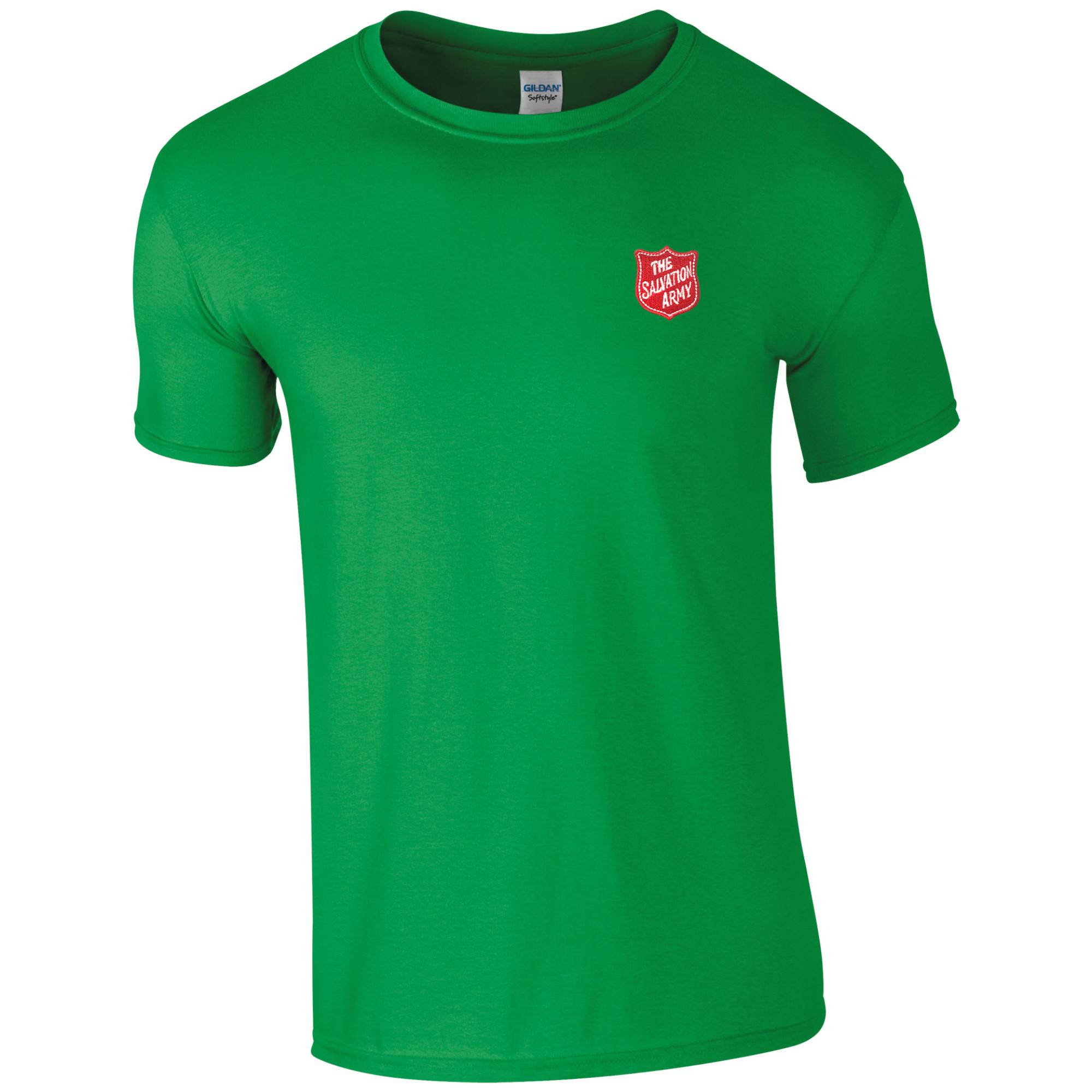 Essentials T Shirt - Green with Shield