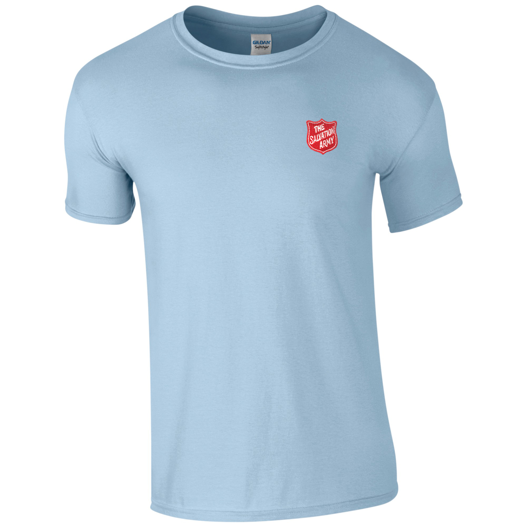 Essentials T Shirt - Blue with Shield