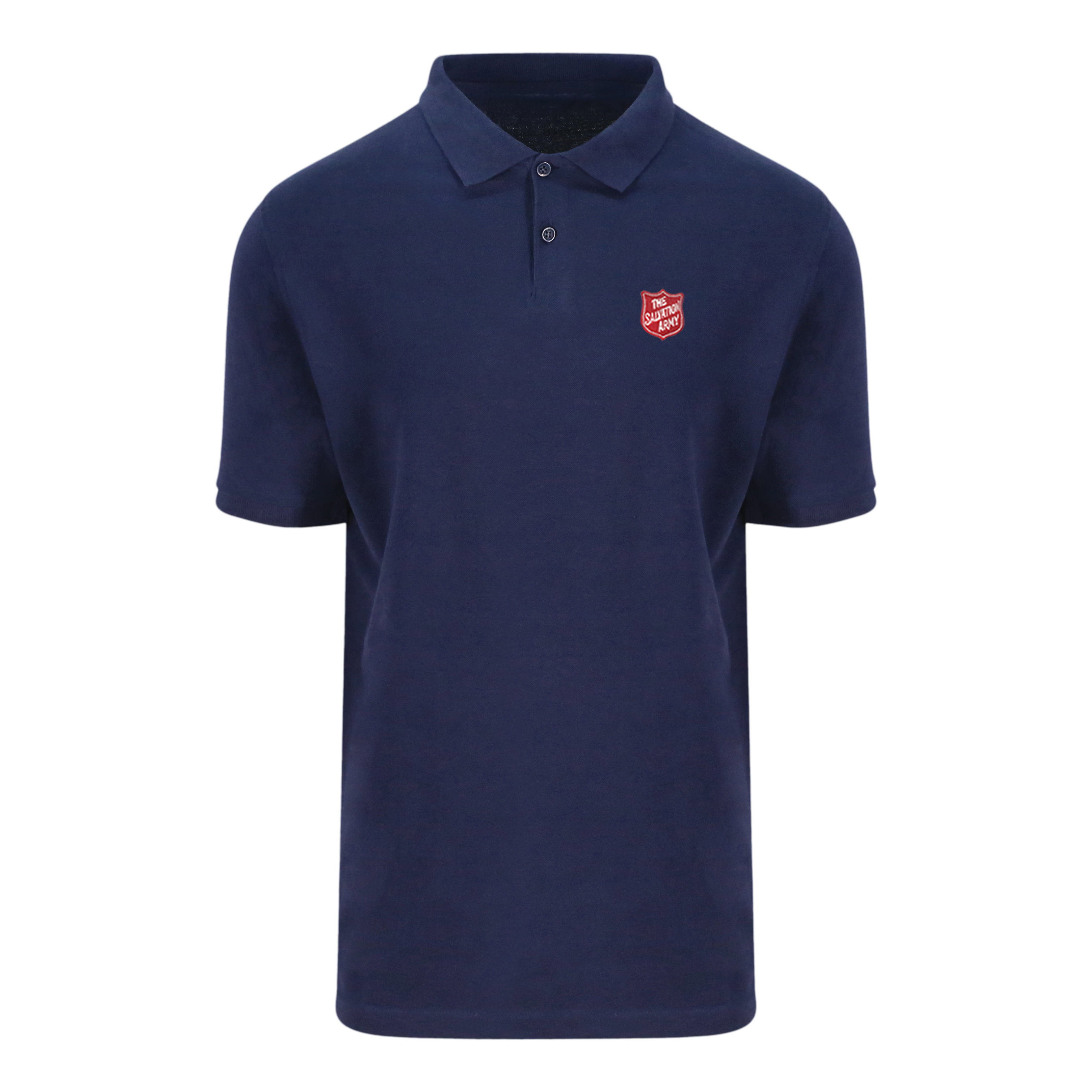 Sustainable Unisex Navy Polo Shirt Salvationist Publishing