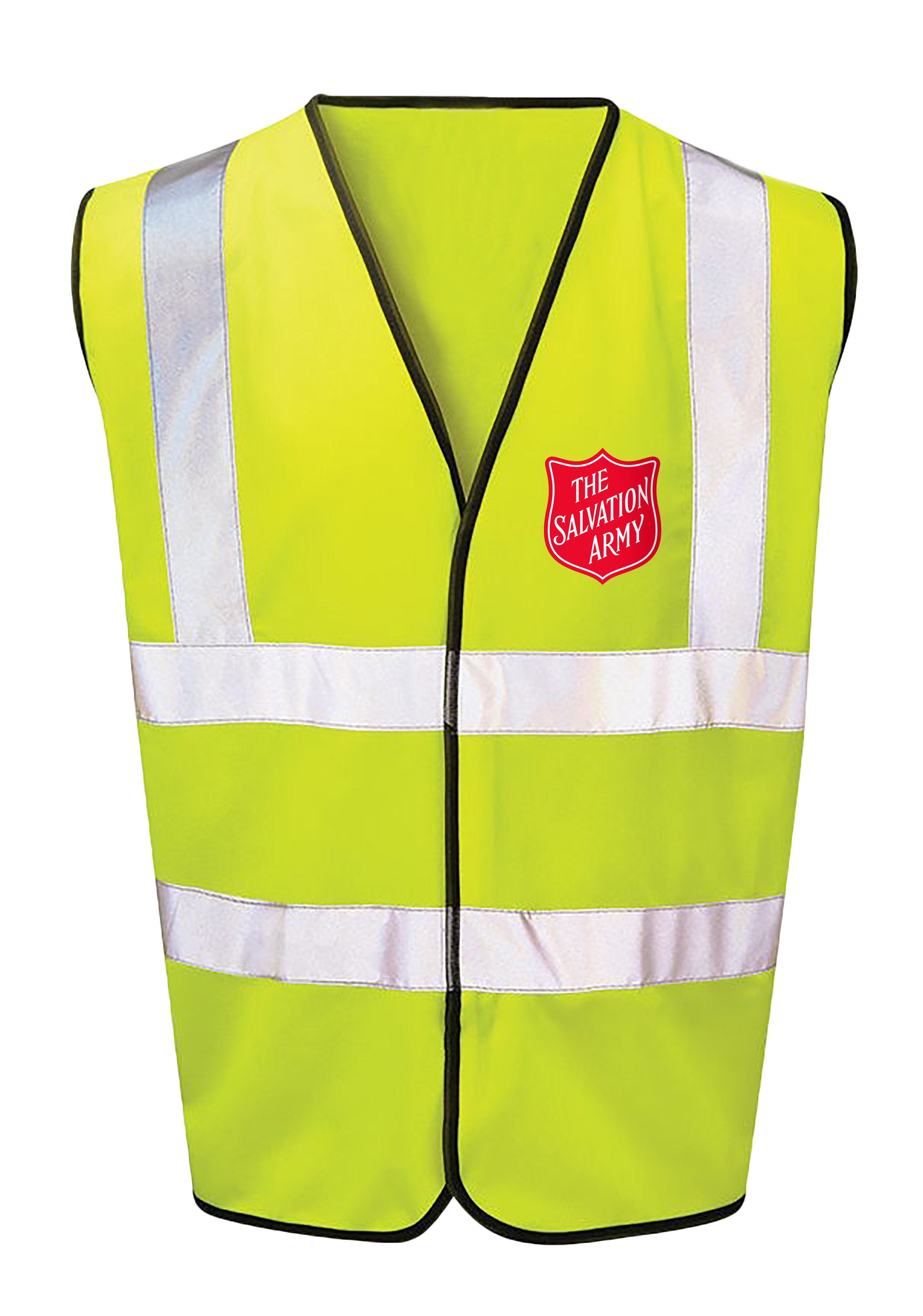 Yellow Hi-Vis Waistcoat with Red Shield