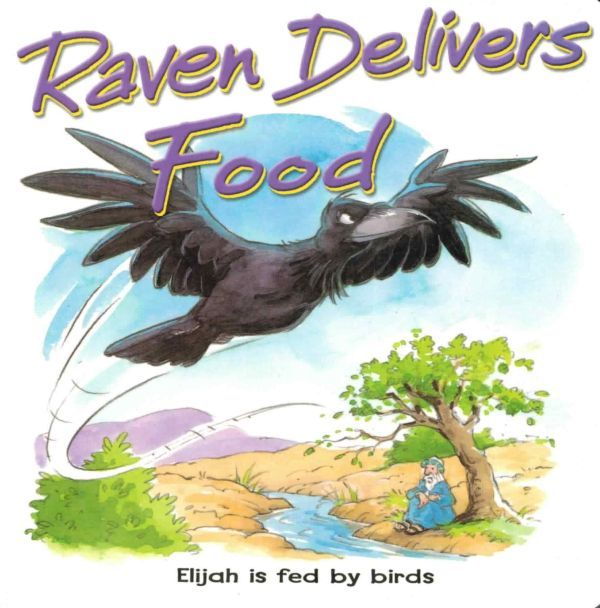 Raven Delivers Food