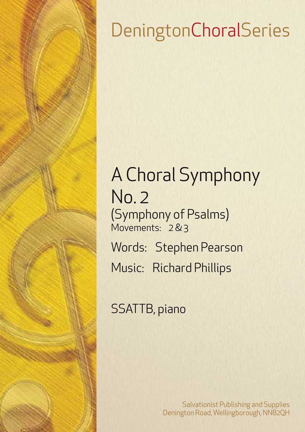 Choral Symphony No.2, Movements 2 & 3 (SSATTB Choral Octavo)