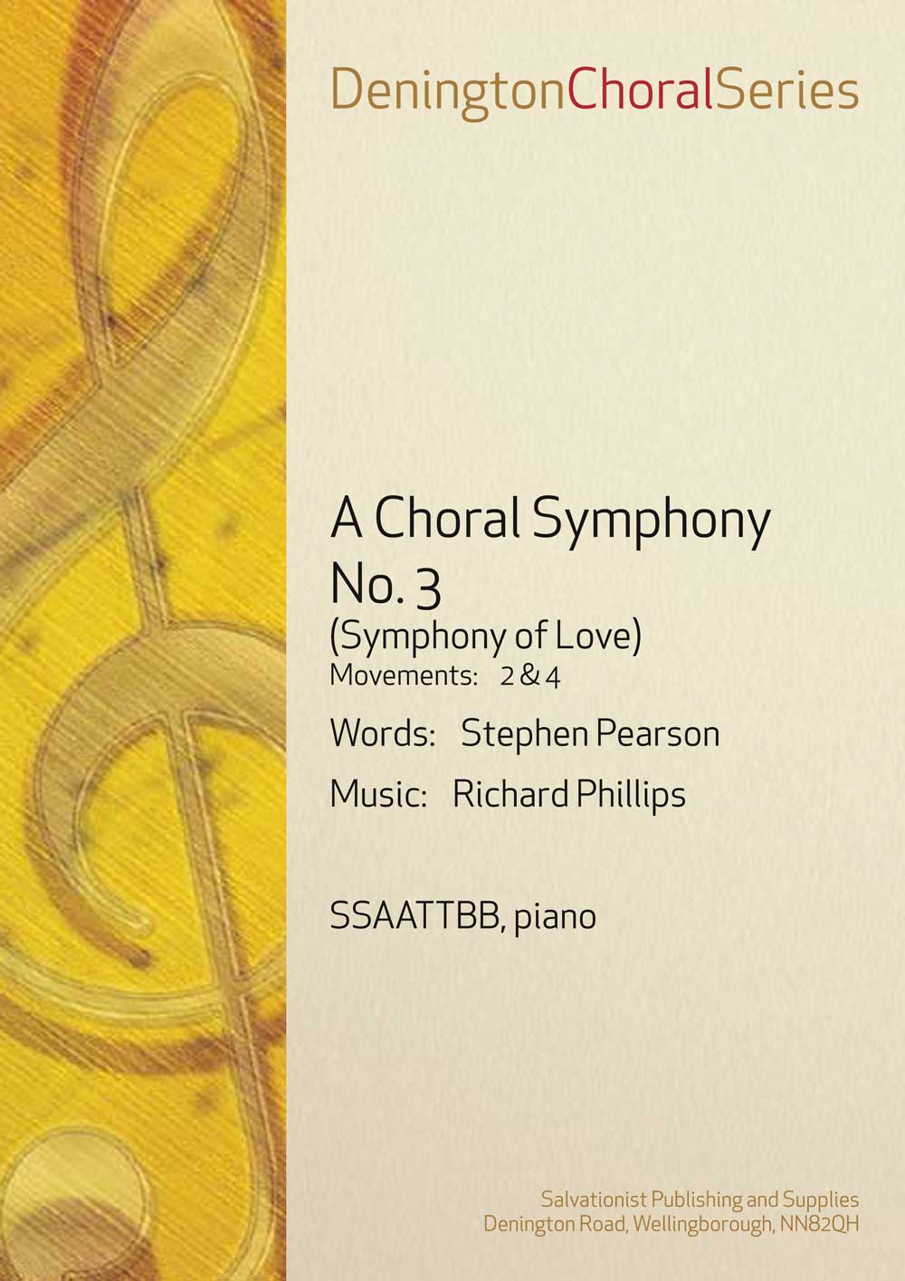 Choral Symphony No.3, Movements 2 & 4 (SSAATTBB Choral Octavo)