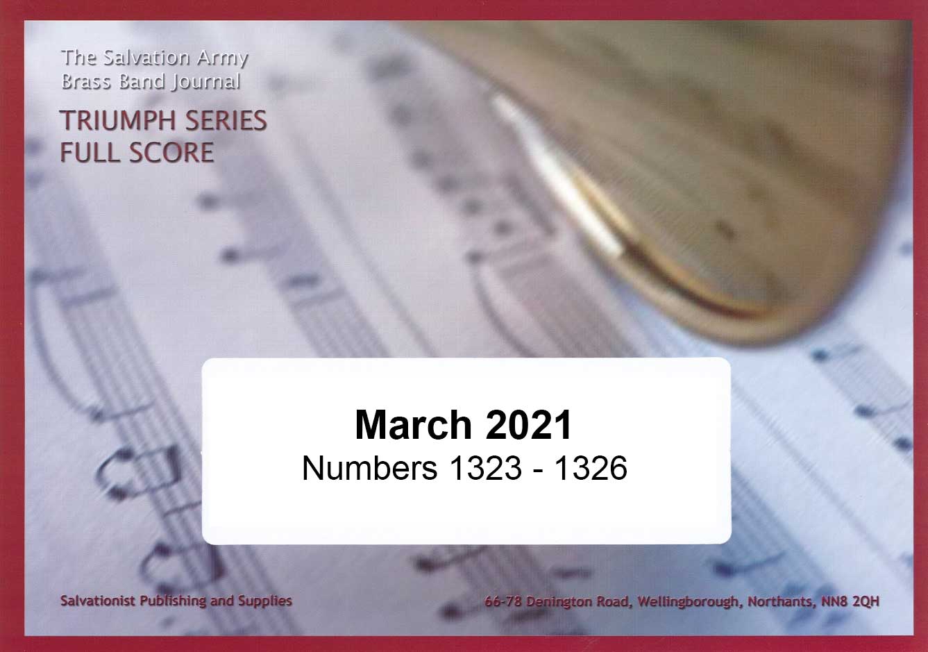 Triumph Series Band Journal March 2021 Numbers 1323 - 1326