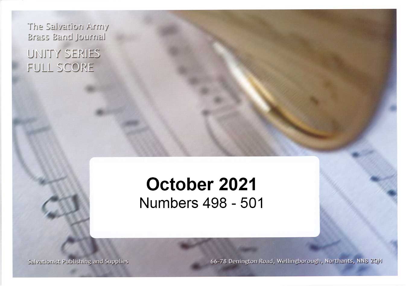 Unity Series Band Journal October 2021 - Numbers 498 - 501