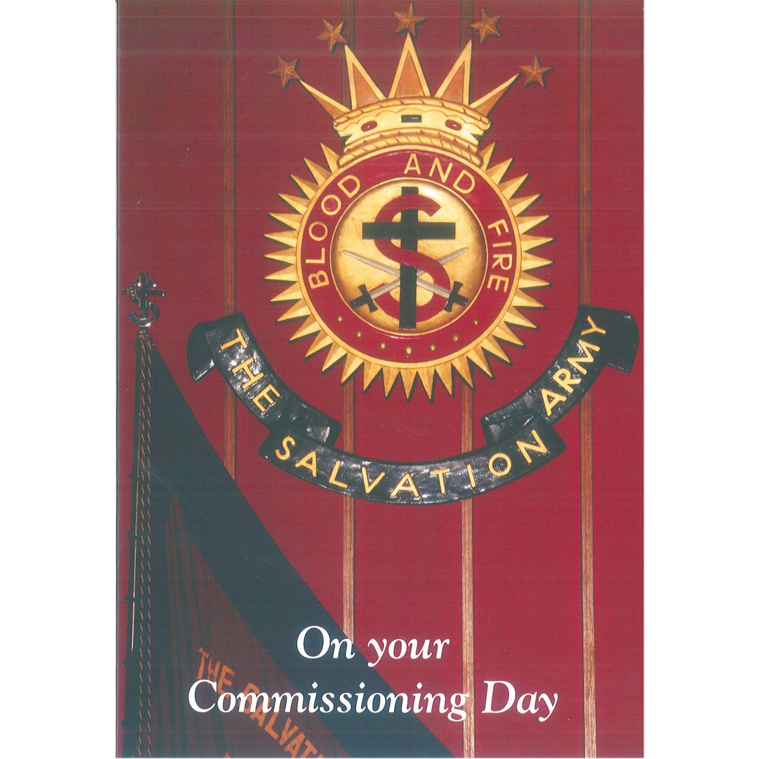 Commissioning Card - Crest and Flag