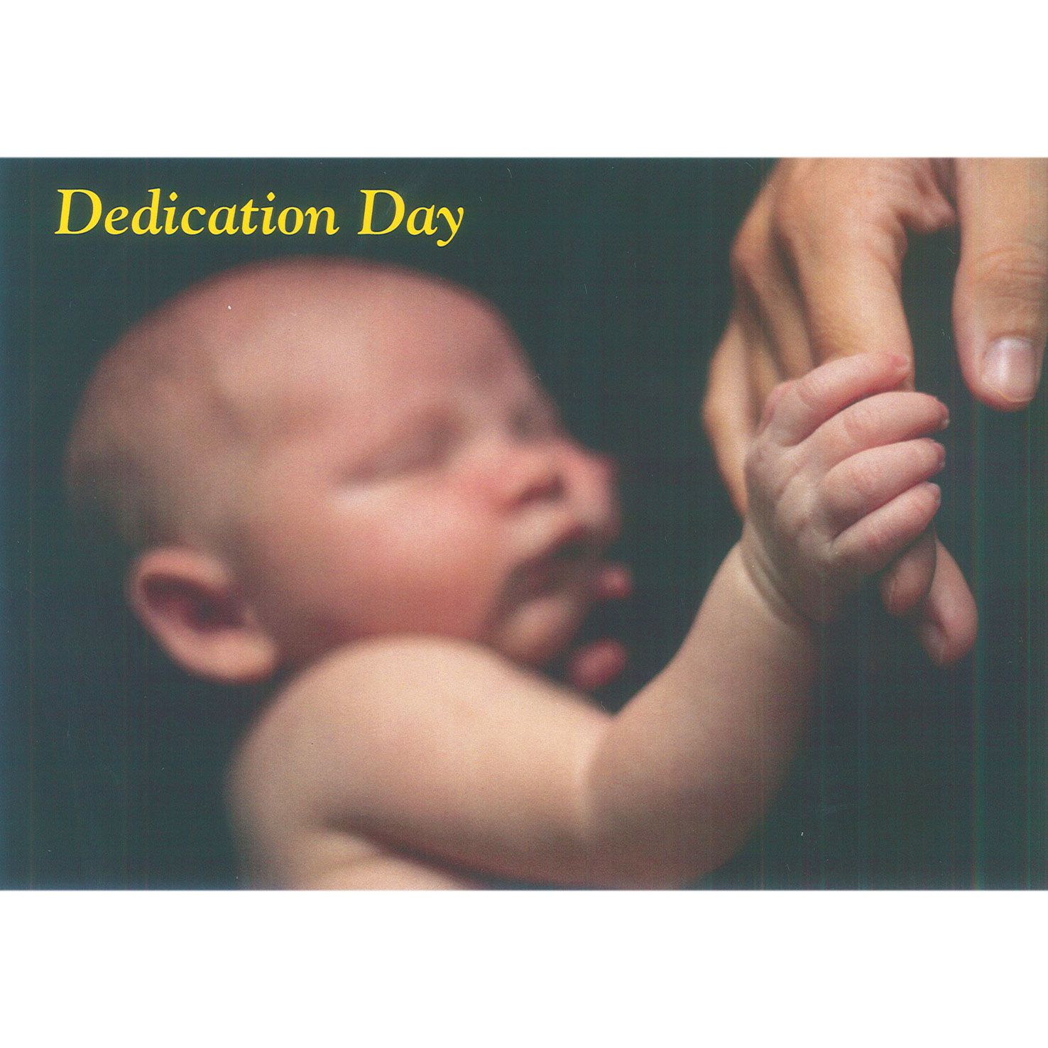 Dedication Card - Baby