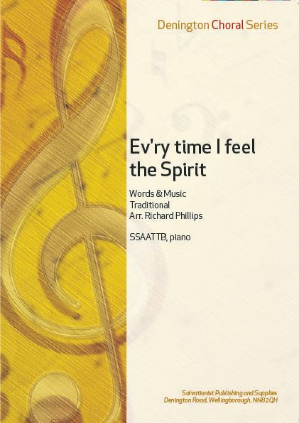 EV'RY TIME I FEEL THE SPIRIT - SSAATTB, Piano