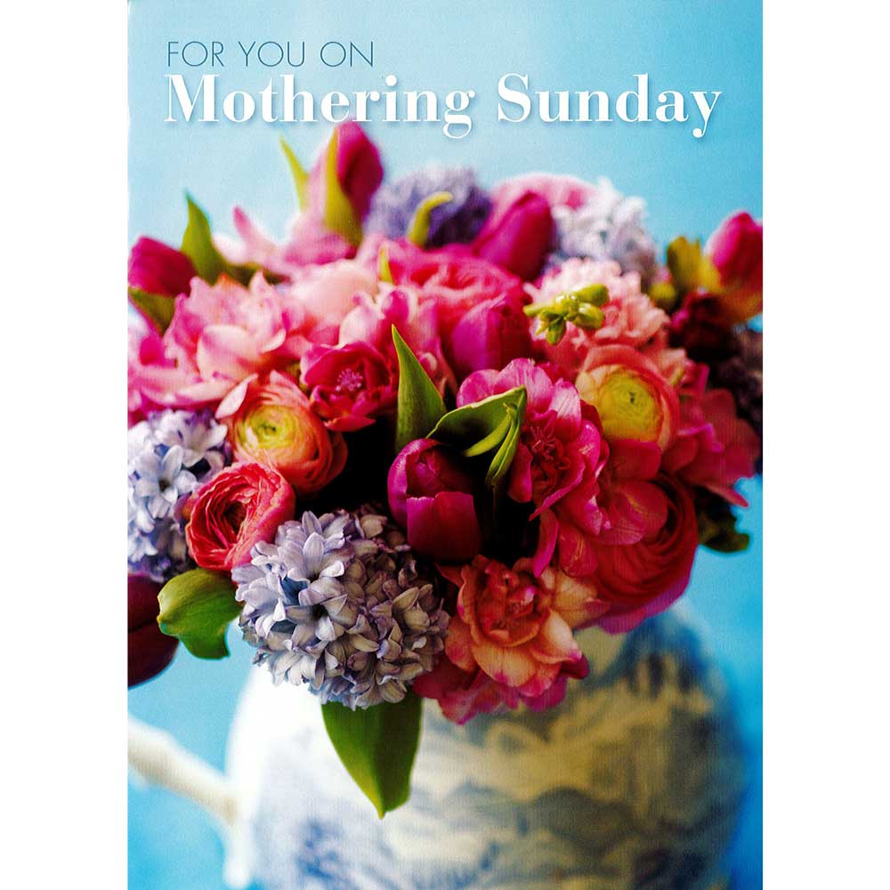 Flower Arrangement Mothers Day Card