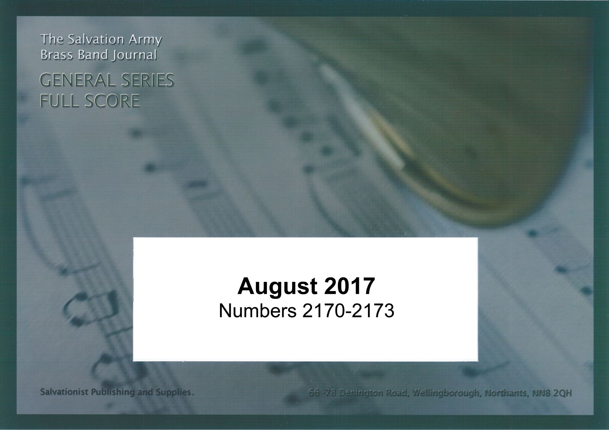 General Series Band Journal August 2017 Numbers 2170-2173