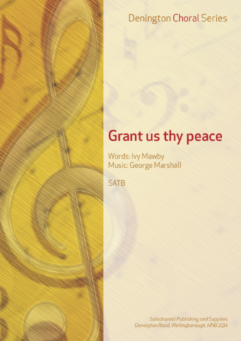 GRANT US THY PEACE - SATB
