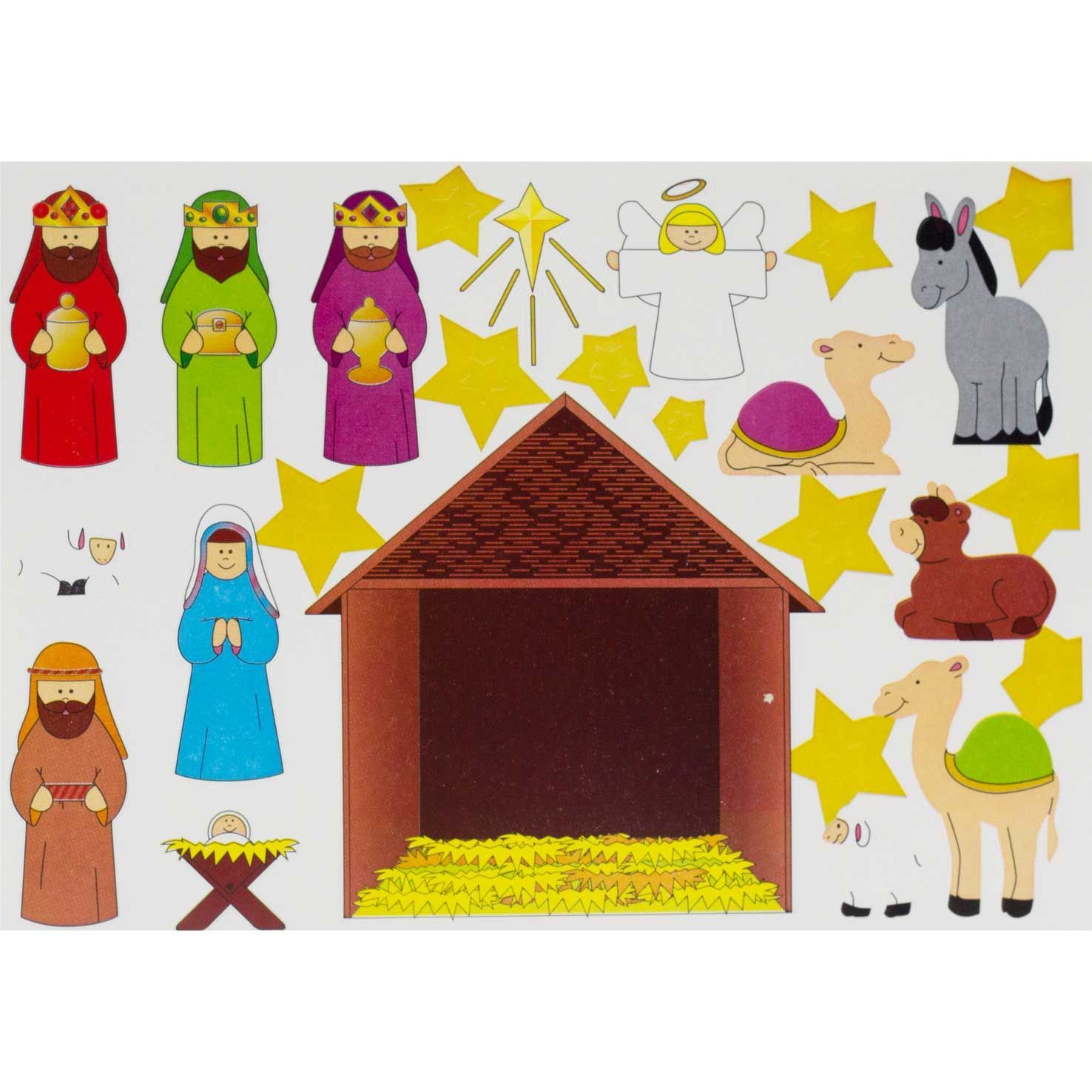 Make-a-Nativity Scene Stickers