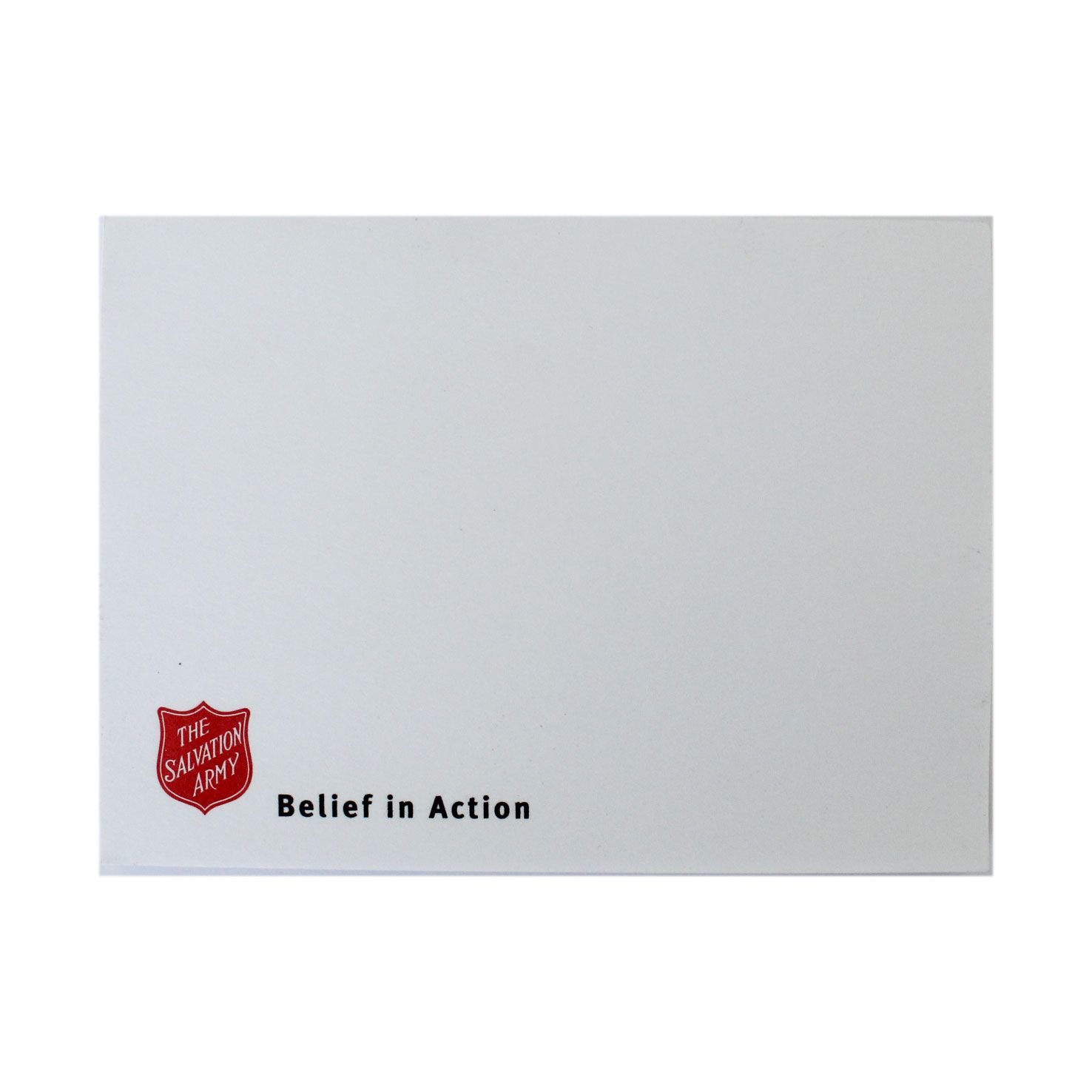 Red Shield Sticky Note Pad