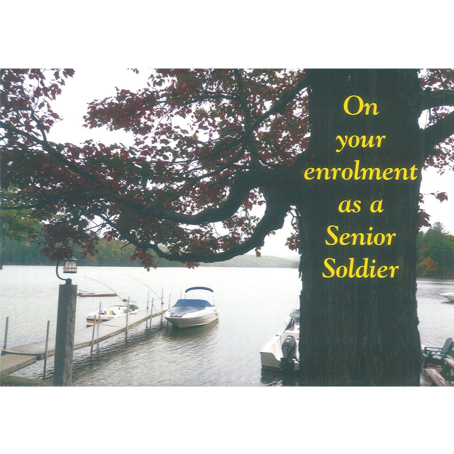 Senior Soldier Card - Lake