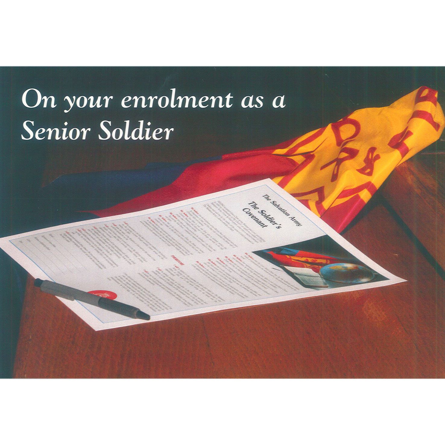 Senior Soldier Card - Soldier's Covenant