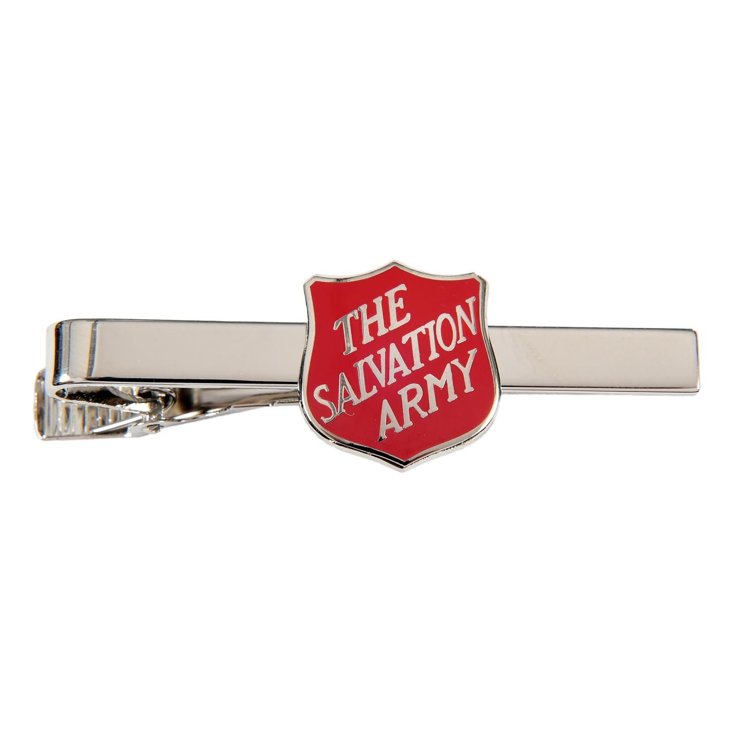 Tie Clip with Red Shield