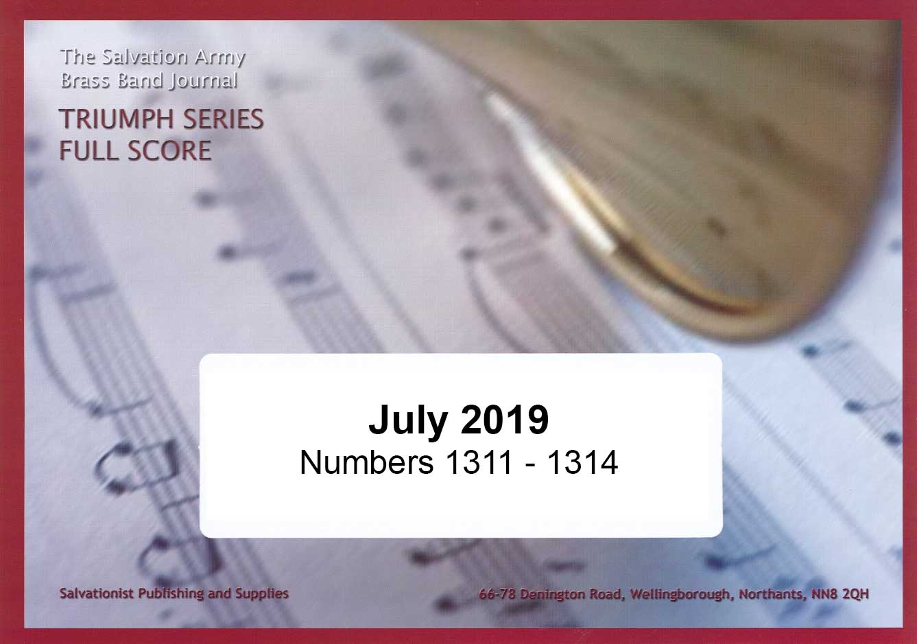 Triumph Series Band Journal July 2019 Numbers 1311 - 1314