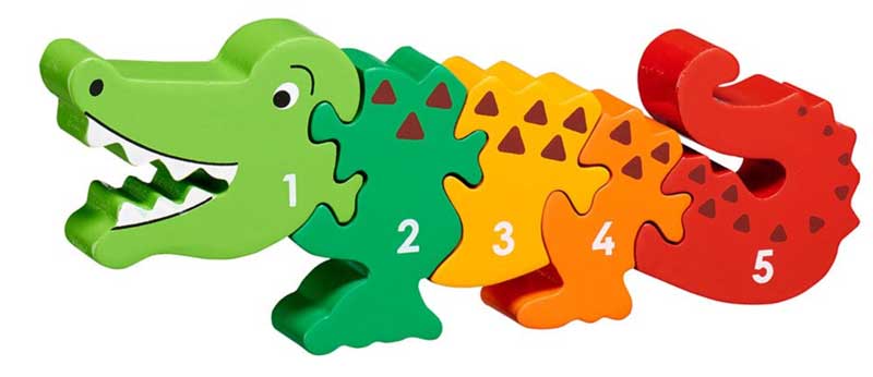 Wooden Crocodile Puzzle